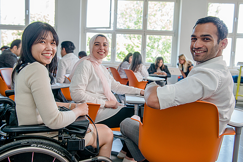MBA&E Life Science Management, wheelchair friendly university HTW Berlin